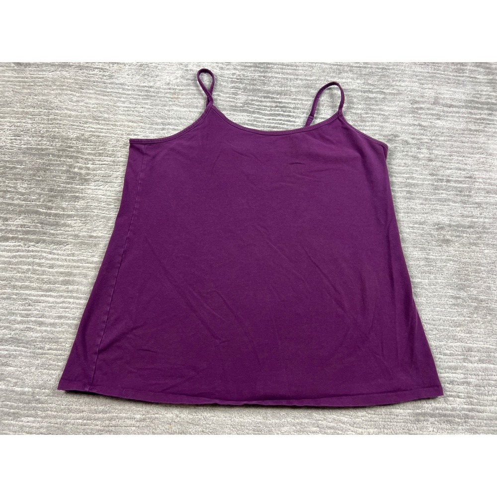 Torrid Camisole Womens 3 Purple Cotton Spandex Adjustable Strap Scoop Neck Cami